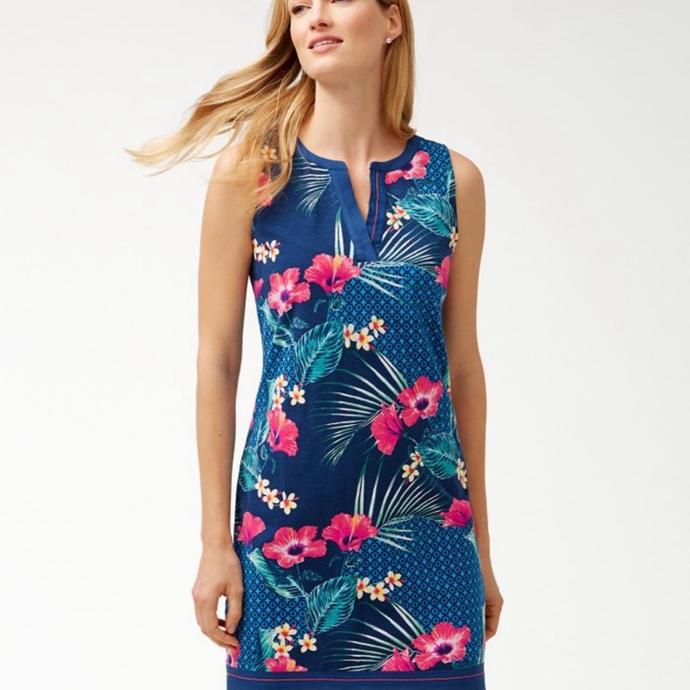 Tommy Bahamas women Tuscan Trellis Shift Dress size XS